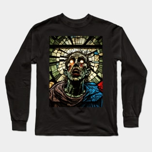 Stained Glass Priest Long Sleeve T-Shirt